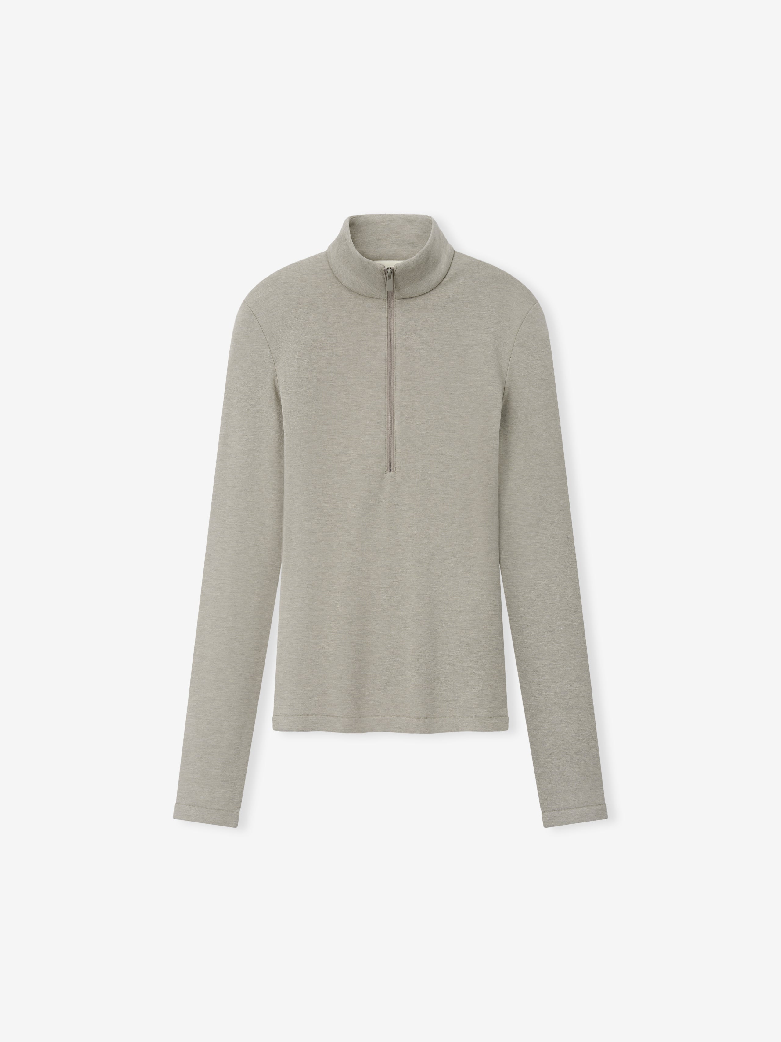 Womens Half Zip Mockneck