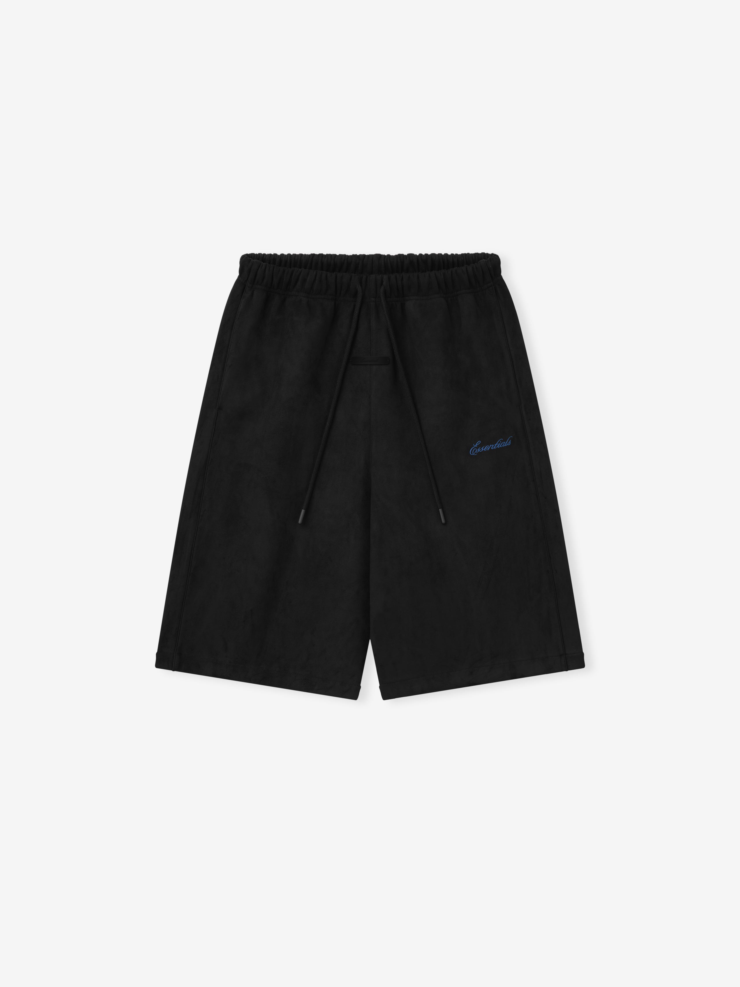Suede Fleece Signature Relaxed Short W/ Piping