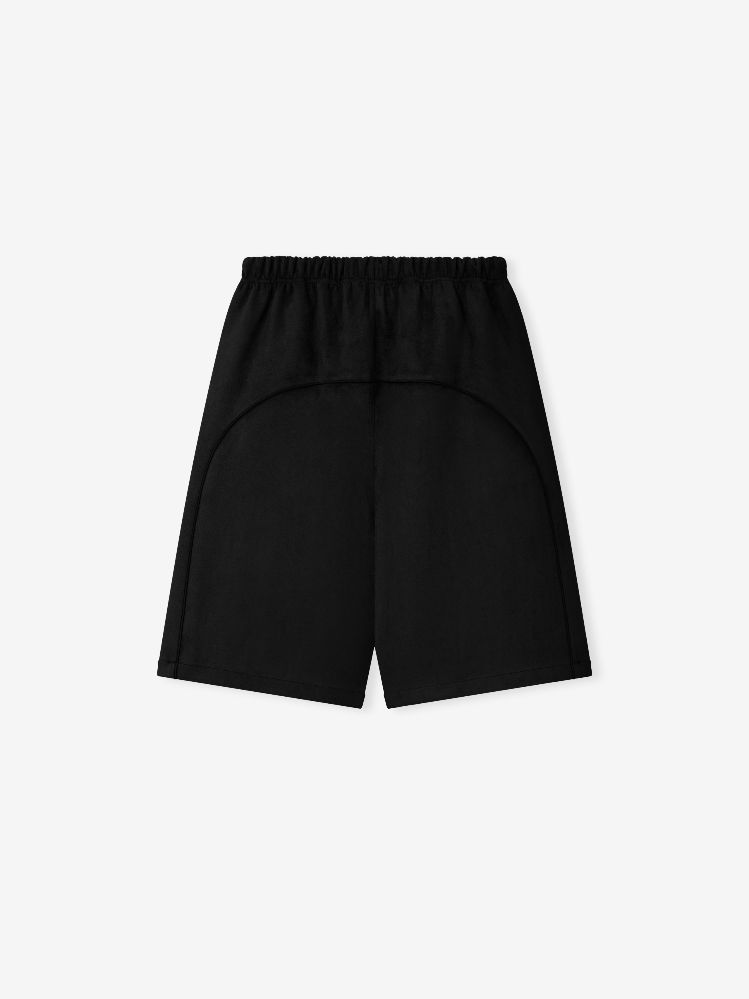 Suede Fleece Signature Relaxed Short W/ Piping