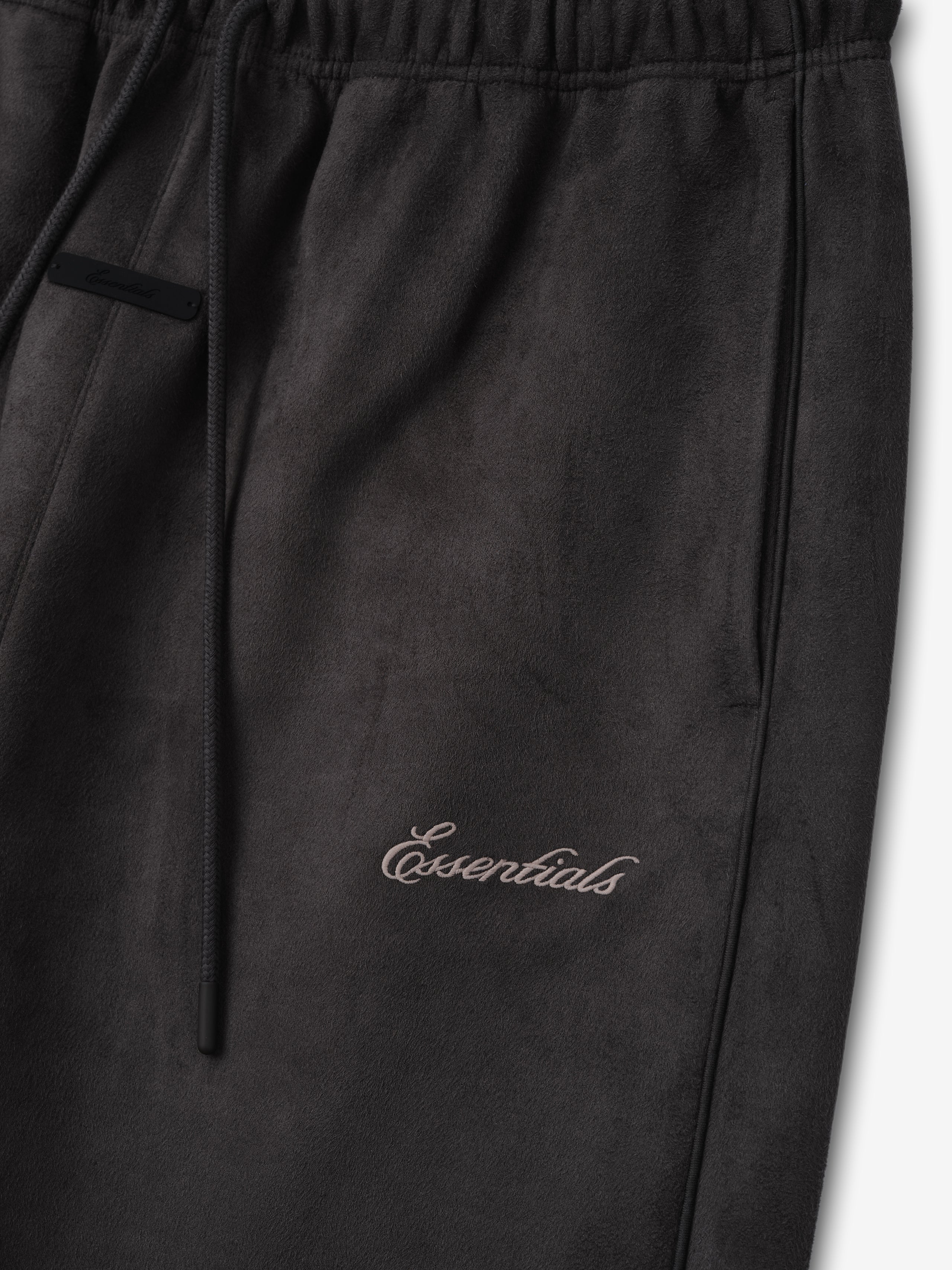 Suede Fleece Signature Relaxed Pant W/ Piping